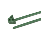 Hellermanntyton - Collier réouvrable 200x4.7mm en PA66 vert - REZ200