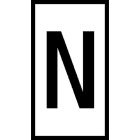 Hellermanntyton - Repères WIC1 blanc, Ø 2 à 2,8 mm, section 0,5 à 1,5 mm², marquage N