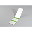 Hellermanntyton - Carnet d'etiquettes a recouvrement, marquage manuel, vert, taille 9,1 a 18,2 mm
