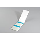 Hellermanntyton - Carnet d'étiquettes à recouvrement, marquage manuel, bleu, taille 6,1 à 12,1mm