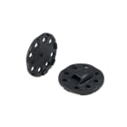 Hellermanntyton - Embase pour adhésif liquide 22,6x22,6mm en PA666V0 noir - PMB3