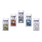 Hellermanntyton - Borne de raccordement de câbles HelaCon Plus Mini 3 entrées orange (100) 960°C.