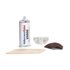 Hellermanntyton - Kit adhesif epoxy avec cartouche avec coupelles-spatules-papiers abrasifs