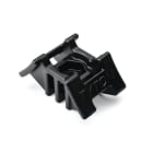 Hellermanntyton - Embase double à visser trou Ø 6 mm en PA66HIRHSW noir - S2HM25