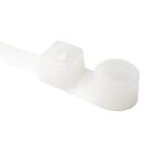 Hellermanntyton - Lanière de fixation avec oeillet 215x4.7mm en PA66 naturel - T50MR