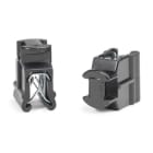 Hellermanntyton - ATSEC36 - Clip noir pour bord de tôle avec insert métallique