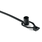 Hellermanntyton - Lanière de fixation réouvrable 190x4.6mm pour goujon en PA66 noir - RT50RS5