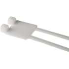 Hellermanntyton - Collier de serrage avec plaque d'identification 29x26,3, naturel, longueur 205mm