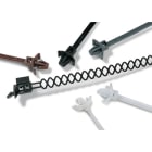 Hellermanntyton - Lanière à pied ancre 135x4.6mm pour trou Ø 6.1 à 6.5 mm en PA66 naturel -T50SSL5