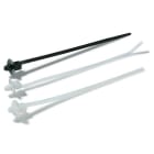 Hellermanntyton - Lanière de fixation avec pied ancre 160x5 mm en PA66HS Noir - T50SD6