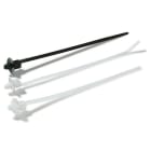 Hellermanntyton - Lanière de fixation avec pied ancre 160x5 mm en PA66HS Noir - T50SD6