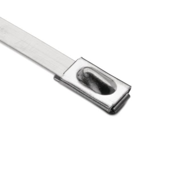 Hellermanntyton - Collier métallique 362x4.6 mm en Inox 316- MBT14S