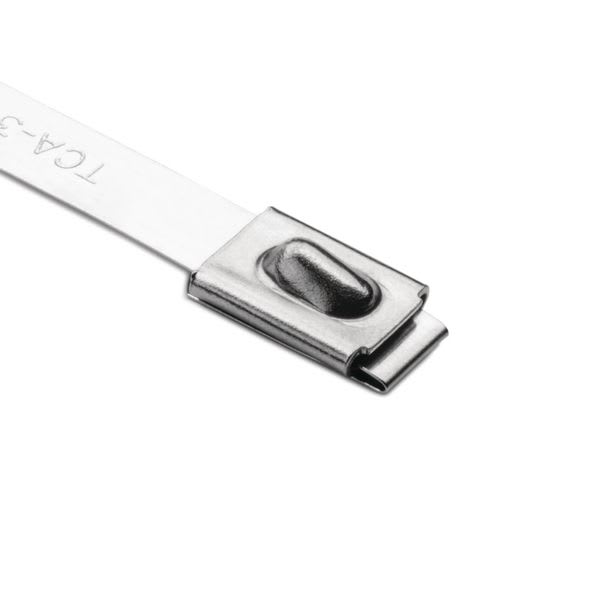 Hellermanntyton - Collier métallique 521x7.9 mm en Inox 304 - MBT20HS