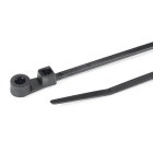 Hellermanntyton - Lanière de fixation avec oeillet 110x2.5mm en PA66 noir-T18MR