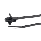 Hellermanntyton - Lanière de fixation réouvrable 215x4.6 mm avec pied ancre en PA66 noir - RT50RSF