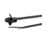 Hellermanntyton - Lanière de fixation réouvrable 215x4.6 mm avec pied ancre en PA66 noir - RT50RSF