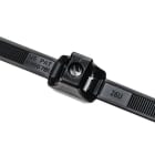 Hellermanntyton - Lanière double 330x12.7 mm sur goujon Ø6 mm en PA66HIRHSW noir - DCT9