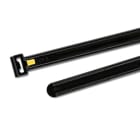 Hellermanntyton - Collier à bande lisse et sans crantage 337 x 8 mm PA66HS en noir- KR8/33