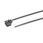 Hellermanntyton - Lanière de fixation pour bord de tôle 160 x 4.6 mm en PA66HS noir - T50SOSEC13
