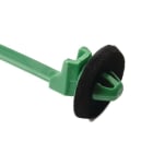 Hellermanntyton - Lanière à pied ancre 159x4.6mm Ø 6.3 à 6.7 mm en PA66HS vert - T50SOSSFT65EMD