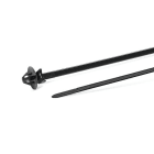 Hellermanntyton - Lanière à pied ancre 159x4.6mm Ø 6.3 à 6.7 mm en PA66HS noir - T50SOSSFT65E