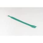 Hellermanntyton - Collier textile réouvrable auto-agrippant Vert 200x12.5mm - TEXTIE-M