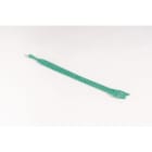 Hellermanntyton - Collier textile réouvrable auto-agrippant Vert 200x12.5mm - TEXTIE-M