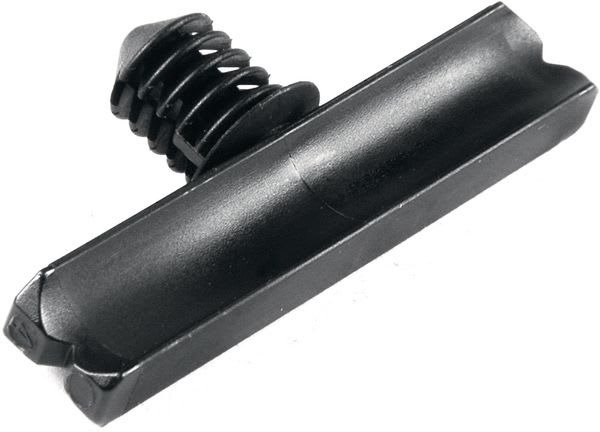 Hellermanntyton - Clip à enrubanner 40x4mm à pied sapin trou Ø 6.6 mm en PA66 noir - CHDP66