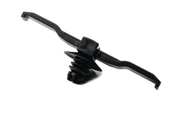 Hellermanntyton - Clip à enrubanner 54x6mm à pied ancre pour trou Ø 6.3 à 7mm en PA66HS noir -CHA1