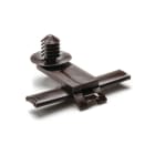 Hellermanntyton - Clip à enrubanner 20x42mm à pied sapin trou Ø6.3 à 7mm en PA66 marron - COW20DP7