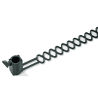 Hellermanntyton - Lanière de fixation ajouré pour goujon 110x10mm en PA66 noir - FBB100M