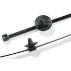 Hellermanntyton - Lanière de fixation à pied ancre 200 x 4.6 mm en PA66HS noir - T50ROSSFT6.5
