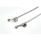 Hellermanntyton - Lanière de fixation à pied ancre 209 x 4.7 mm en PA46 gris - T80SSF6.5F