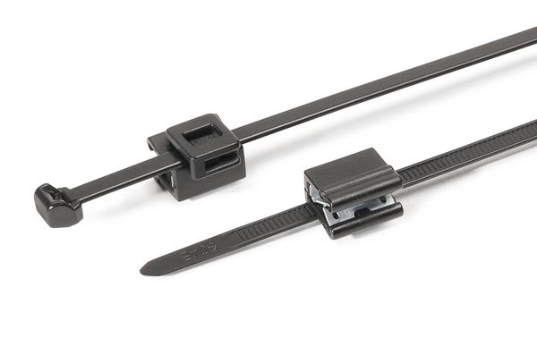 Hellermanntyton - Lanière de fixation pour bord de tôle 200 x 4.6 mm en PA66HIRHS -T50ROSEC5B