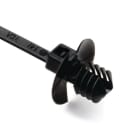 Hellermanntyton - Lanière de fixation 110x2.5mm à pied sapin trou Ø 5 mm en PA66 noir - T18RDP5