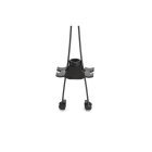 Hellermanntyton - Lanière de fixation 200x4.6 mm pour goujon Ø 5 mm en PA66HS noir - T50ROSDSBS5