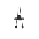 Hellermanntyton - Lanière de fixation 200x4.6 mm pour goujon Ø 5 mm en PA66HS noir - T50ROSDSBS5