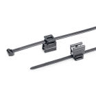 Hellermanntyton - Lanière de fixation sur bord de tôle 200 x 4.6 mm en PA66HS noir - T50ROSEC4B