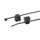 Hellermanntyton - Lanière de fixation sur bord de tôle 150 x 3.5 mm en PA66HS noir - T30REC4B