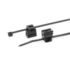 Hellermanntyton - Lanière de fixation sur bord de tôle 150 x 3.5 mm en PA66HS noir - T30REC4B