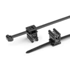 Hellermanntyton - Lanière de fixation sur bord de tôle 200 x 4.6 mm en PA66HS noir - T50ROSEC4A