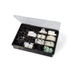 Hellermanntyton - Valisette d'assortiment en produits de fixation pour de la maintenance - BMS