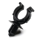 Hellermanntyton - Clip pour gaine annelée Ø 10 mm avec pied sapin en PA66HIRHS noir - CTC10FT6LG