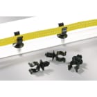 Hellermanntyton - Clip à pied sapin pour gaine annelée Ø 4.5 mm en PA66HIRHS noir - CTC4.5FT6LG