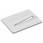 Hellermanntyton - Clip adhésif métallique pour câble Ø 3 mm en acier blanc - SAC0