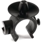 Hellermanntyton - Clip à pied ancre trou Ø 6.3mm pour tube Ø 12.5 à 13.5 mm en PA66 noir - IPC13AH