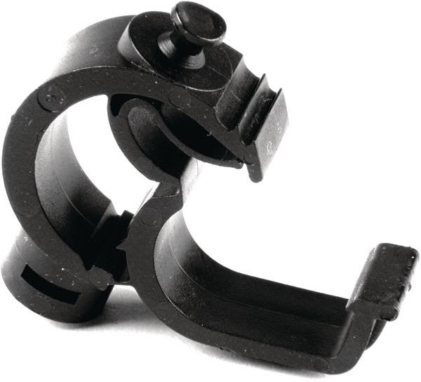 Hellermanntyton - Agrafe automatique interconnectable Ø35 à 45mm à capot en PA66HIRHS noir -IAHC5T