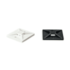 Hellermanntyton - Embase carrée à visser 19x19mm en PA66 blanc - MB3