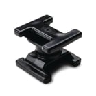 Hellermanntyton - Embase rotative double en PA66HS + POM noir - DSWS4
