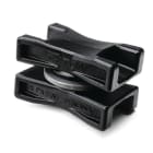 Hellermanntyton - Embase rotative double 40.6x25.4mm en PA66HS noir - DSWS5